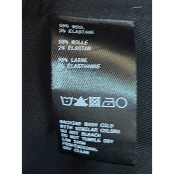 AWAY Black Wool Pleated Barrel Pants Trousers Women's Size 0 - Picture 4 of 9